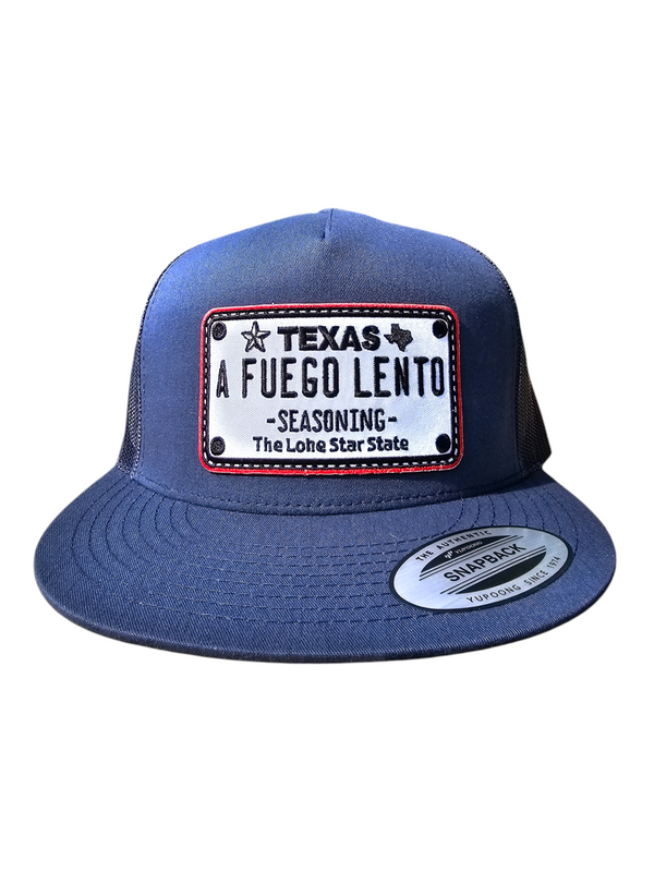 A Fuego Lento Seasoning - Texas License Plate Cap